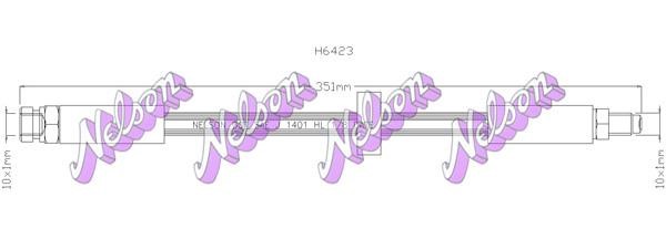 Kawe H6423 Brake Hose H6423