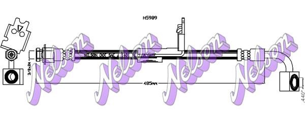 Kawe H5989 Brake Hose H5989