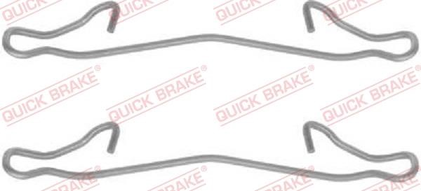 Kawe 109-1121 Mounting kit brake pads 1091121