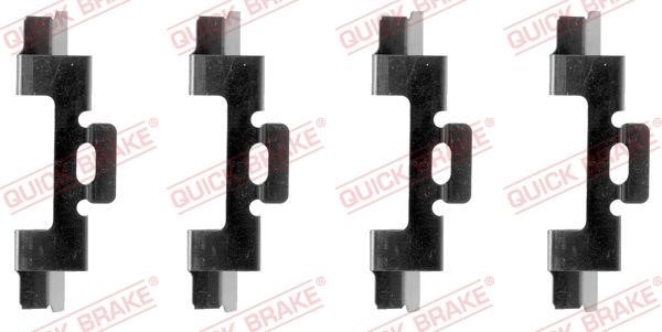 Kawe 109-1027 Mounting kit brake pads 1091027