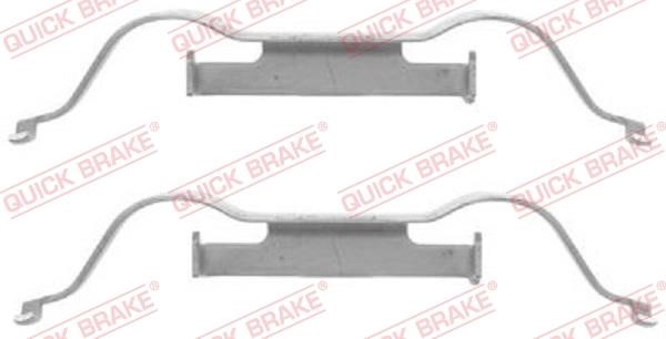 Kawe 109-1288 Mounting kit brake pads 1091288