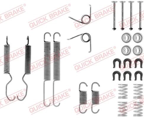 Kawe 105-0683 Mounting kit brake pads 1050683