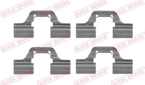 Kawe 109-1749 Mounting kit brake pads 1091749