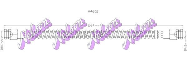 Kawe H4602 Brake Hose H4602