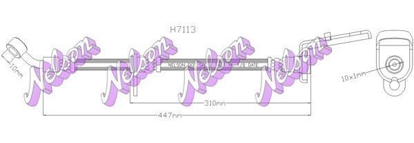 Kawe H7113 Brake Hose H7113