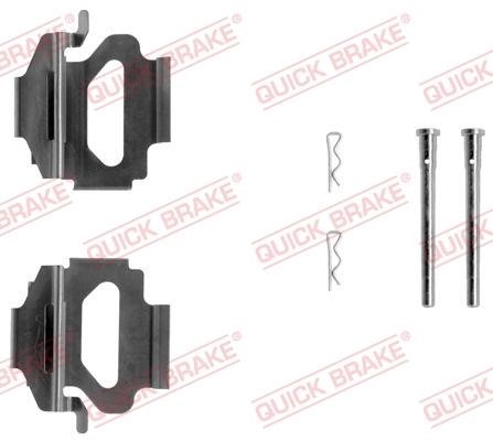 Kawe 109-1140 Mounting kit brake pads 1091140