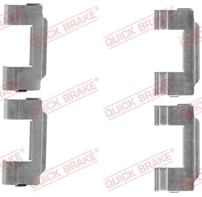 Kawe 109-1646 Mounting kit brake pads 1091646