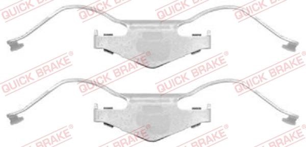 Kawe 109-1297 Mounting kit brake pads 1091297