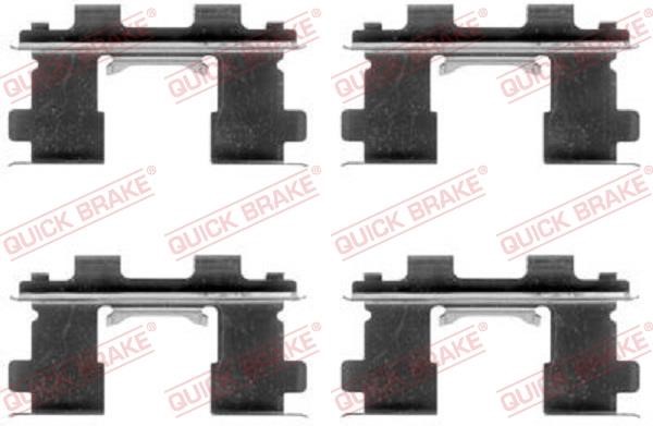 Kawe 109-1253 Mounting kit brake pads 1091253