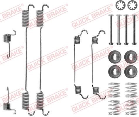Kawe 105-0740 Mounting kit brake pads 1050740