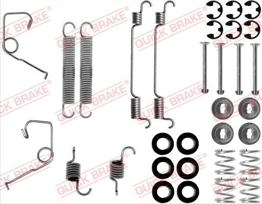 Kawe 105-0706 Mounting kit brake pads 1050706