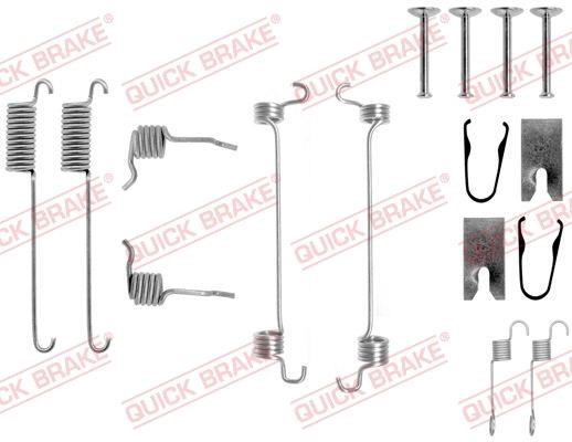 Kawe 105-0751 Mounting kit brake pads 1050751
