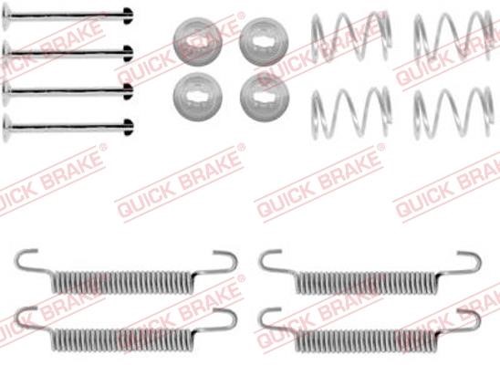 Kawe 105-0791 Mounting kit brake pads 1050791
