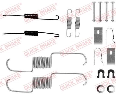 Kawe 105-0743 Mounting kit brake pads 1050743