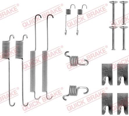 Kawe 105-0732 Mounting kit brake pads 1050732