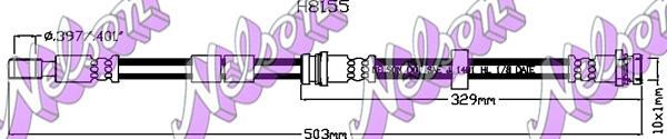 Kawe H8155 Brake Hose H8155