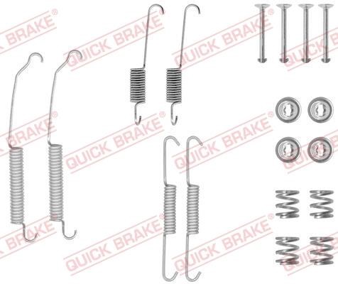 Kawe 105-0701 Mounting kit brake pads 1050701
