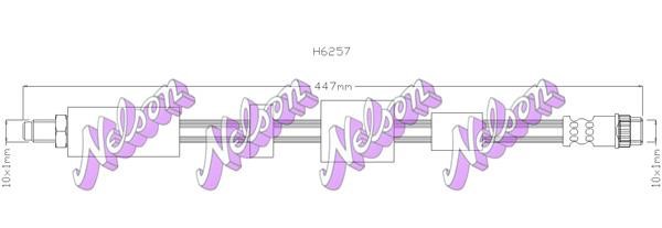 Kawe H6257 Brake Hose H6257