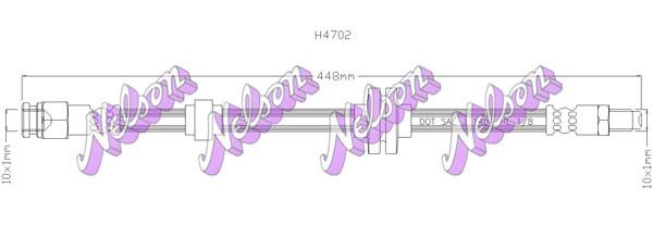 Kawe H4702 Brake Hose H4702