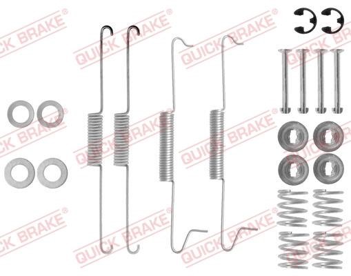 Kawe 105-0623 Mounting kit brake pads 1050623