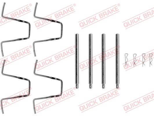 Kawe 109-1010 Mounting kit brake pads 1091010