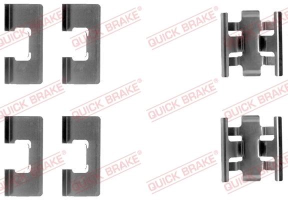 Kawe 109-1091 Mounting kit brake pads 1091091