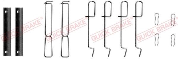 Kawe 109-1265 Mounting kit brake pads 1091265