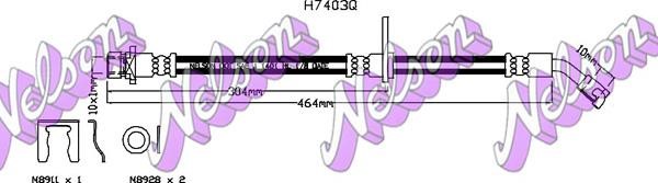 Kawe H7403Q Brake Hose H7403Q