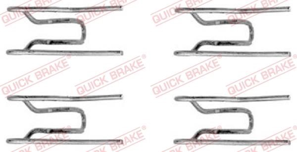 Kawe 109-1152 Mounting kit brake pads 1091152
