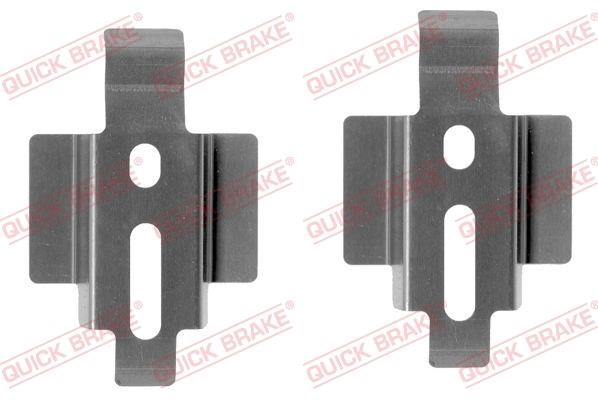 Kawe 109-1154 Mounting kit brake pads 1091154