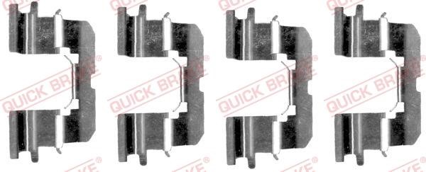 Kawe 109-1227 Mounting kit brake pads 1091227