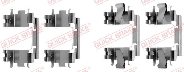 Kawe 109-1257 Mounting kit brake pads 1091257