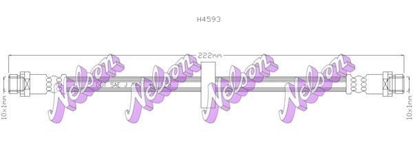 Kawe H4593 Brake Hose H4593