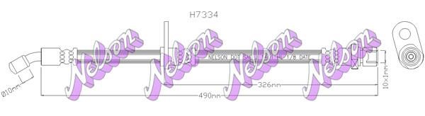 Kawe H7334 Brake Hose H7334