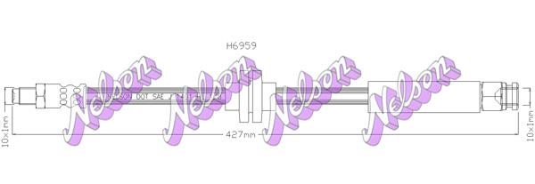 Kawe H6959 Brake Hose H6959