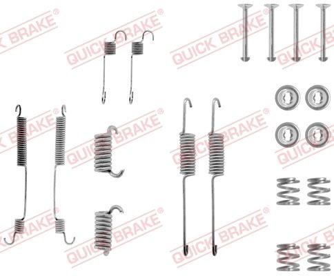 Kawe 105-0599 Mounting kit brake pads 1050599