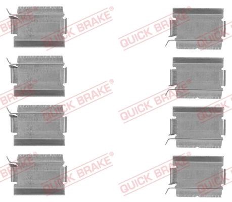Kawe 109-1820 Mounting kit brake pads 1091820