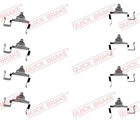 Kawe 109-1697 Mounting kit brake pads 1091697