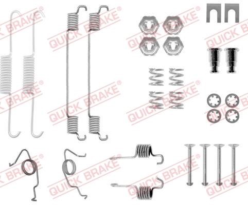 Kawe 105-0626 Mounting kit brake pads 1050626