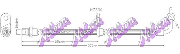 Kawe H7350 Brake Hose H7350