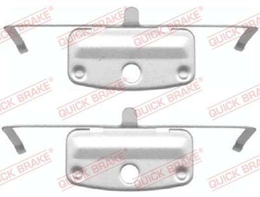 Kawe 109-1644 Mounting kit brake pads 1091644