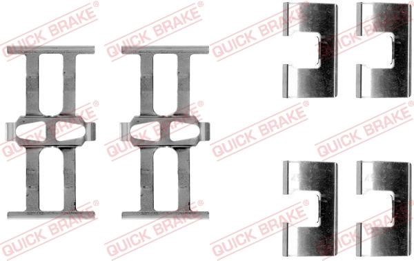 Kawe 109-1118 Mounting kit brake pads 1091118