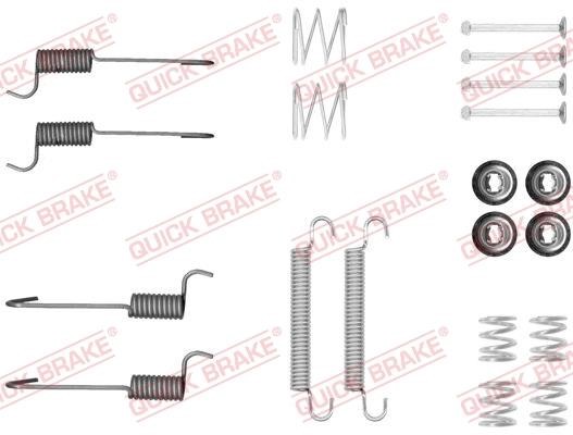 Kawe 105-0046 Repair kit for parking brake pads 1050046