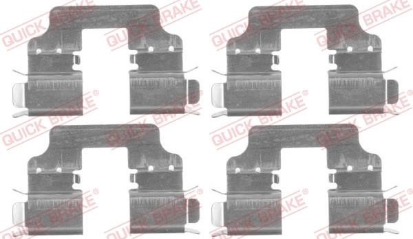 Kawe 109-1750 Mounting kit brake pads 1091750