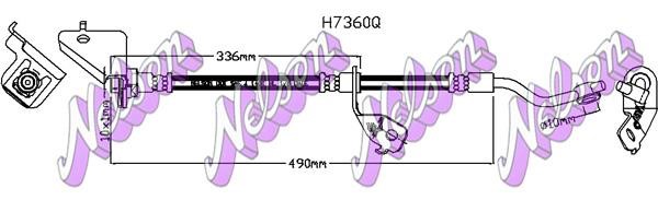 Kawe H7360Q Brake Hose H7360Q