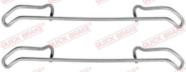 Kawe 109-1056 Mounting kit brake pads 1091056