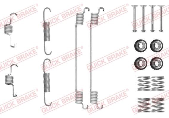 Kawe 105-0889 Mounting kit brake pads 1050889