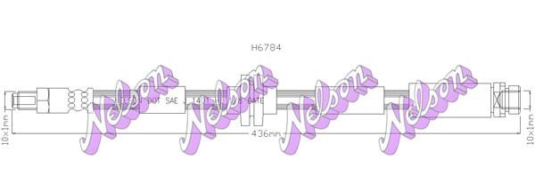 Kawe H6784 Brake Hose H6784