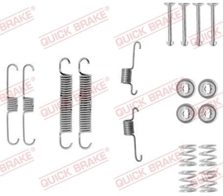 Kawe 105-0012 Mounting kit brake pads 1050012