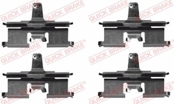 Kawe 109-1692 Mounting kit brake pads 1091692
